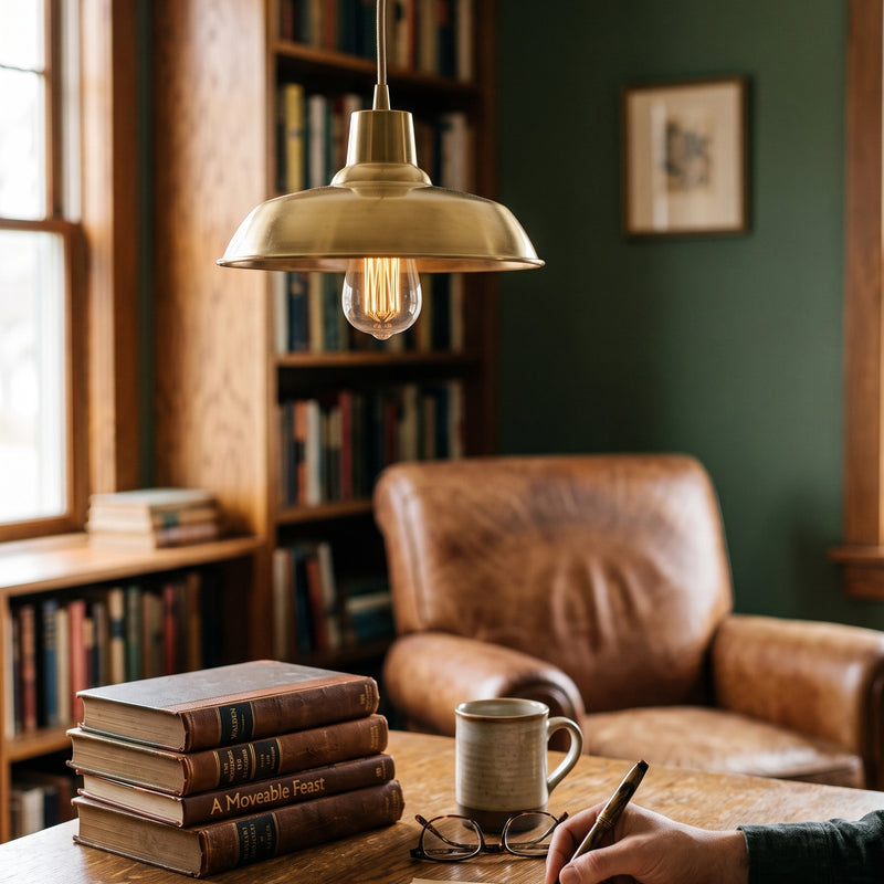 Harrison Brass Pendant Lamp