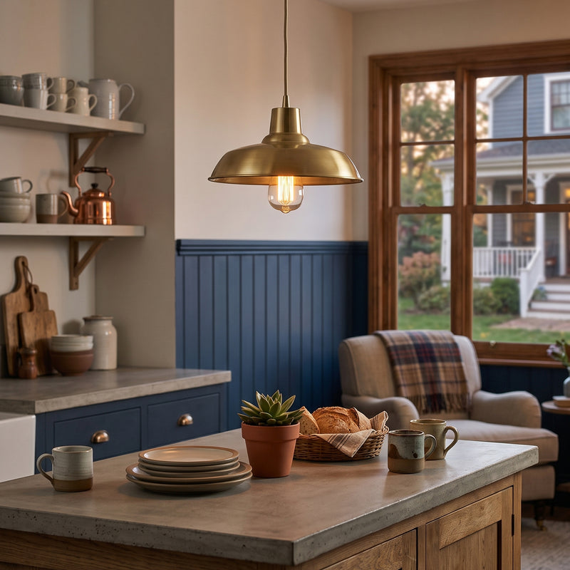 Harrison Brass Pendant Lamp