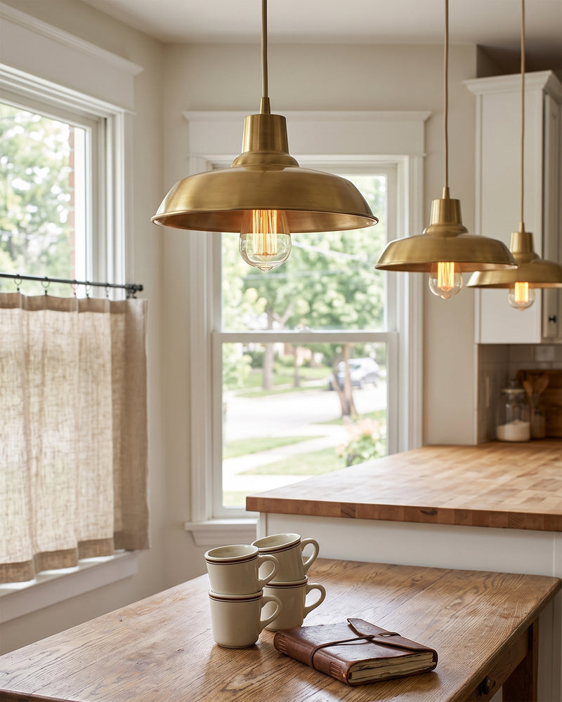 Harrison Brass Pendant Lamp