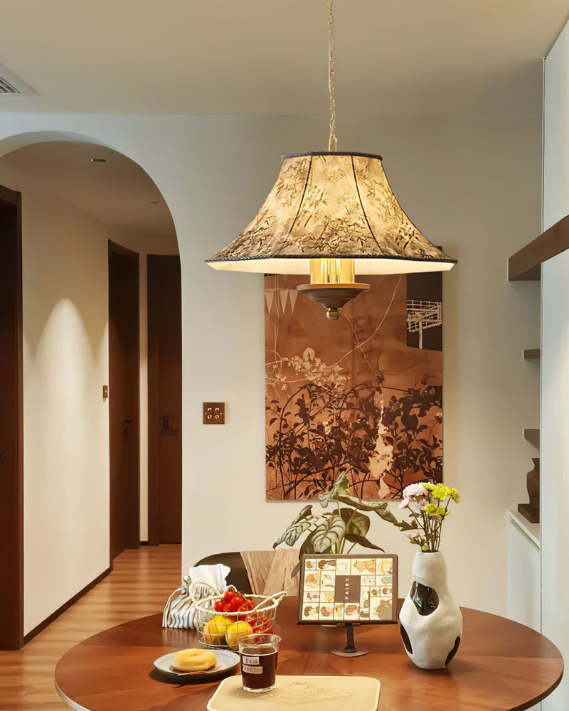 Harrison Flared Pagoda Pendant Lamp