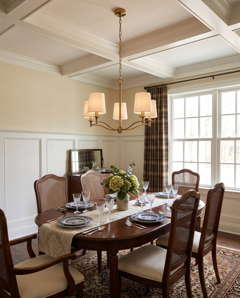 Hartford Brass Chandelier