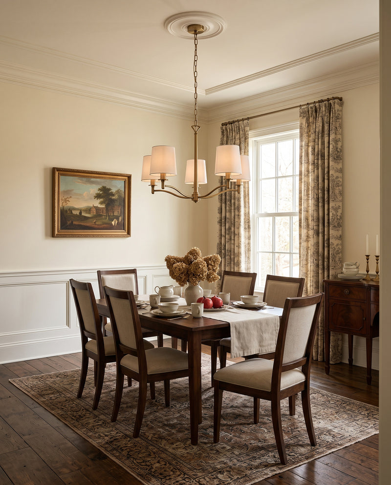 Hartford Brass Chandelier
