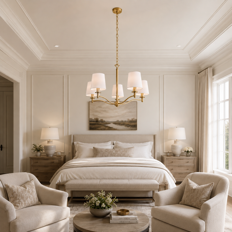 Hartford Brass Chandelier