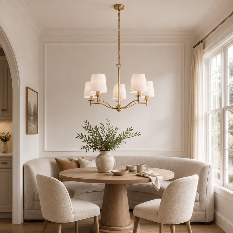 Hartford Brass Chandelier