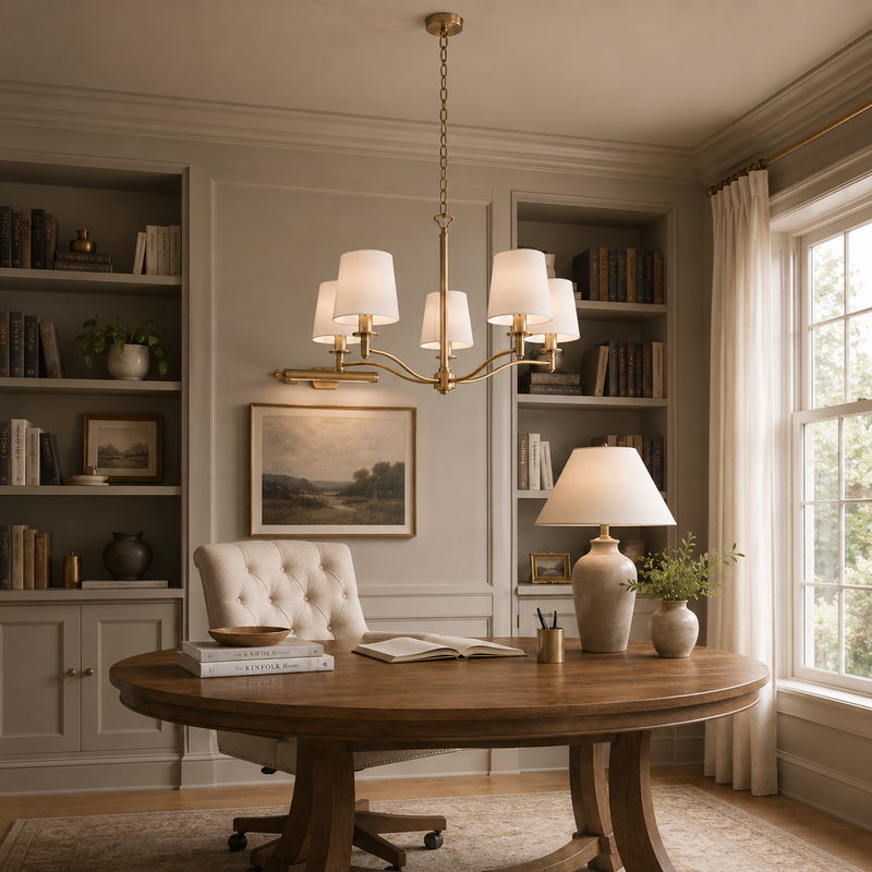 Hartford Brass Chandelier