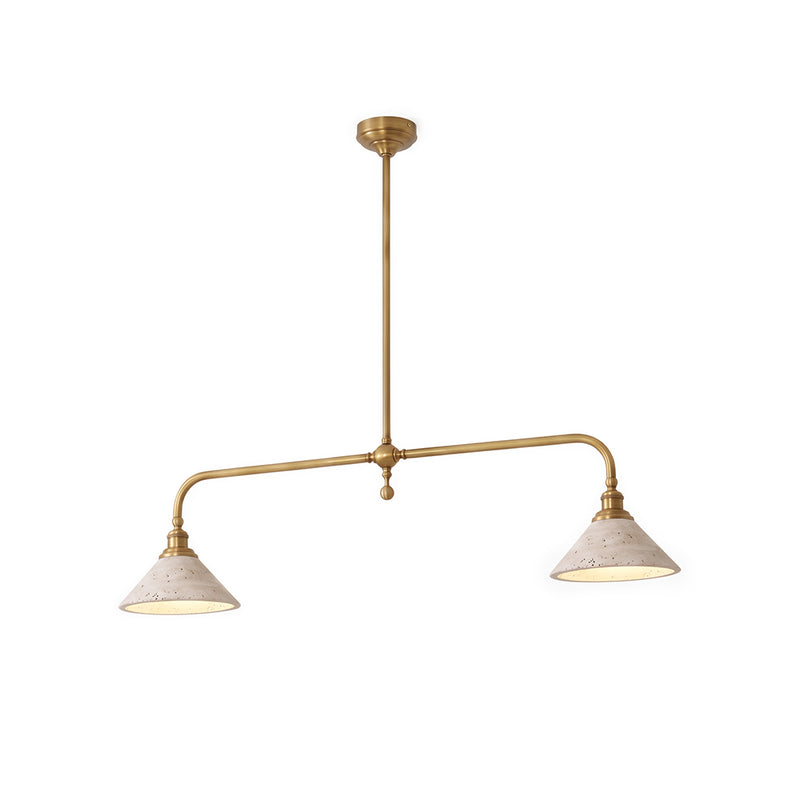 Heirloom Travertine Chandelier
