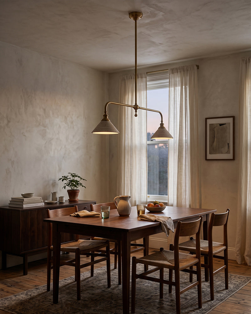 Heirloom Travertine Chandelier