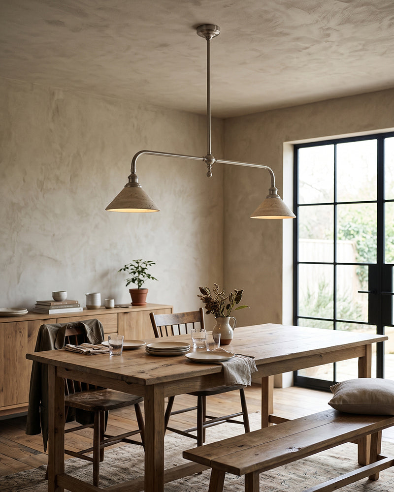 Heirloom Travertine Chandelier