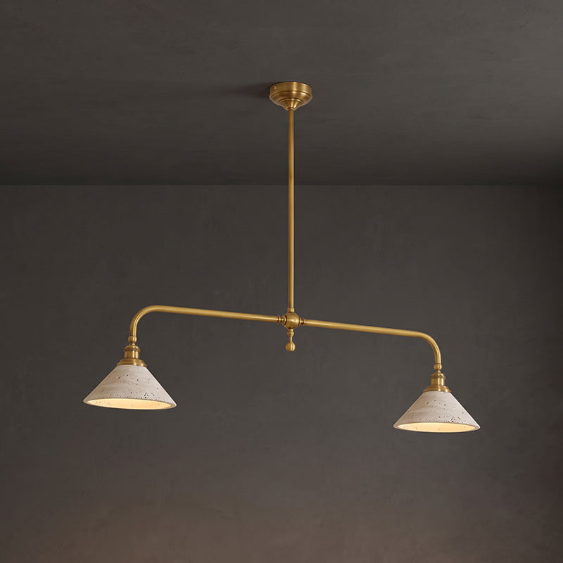 Heirloom Travertine Chandelier