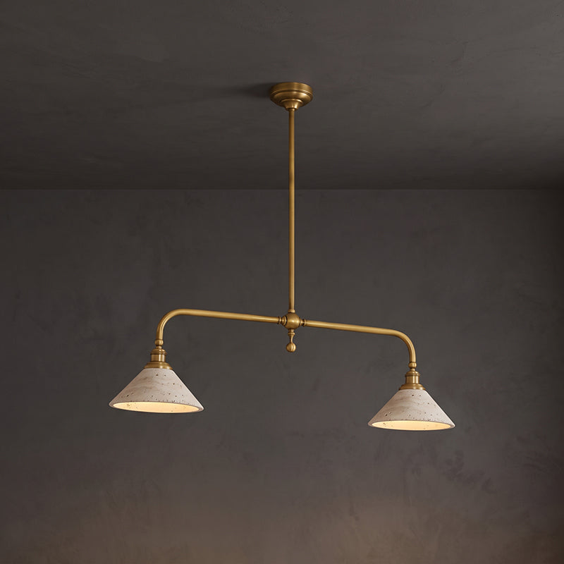 Heirloom Travertine Chandelier