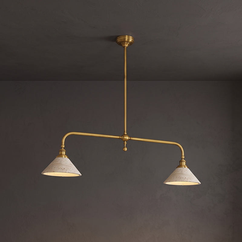 Heirloom Travertine Chandelier