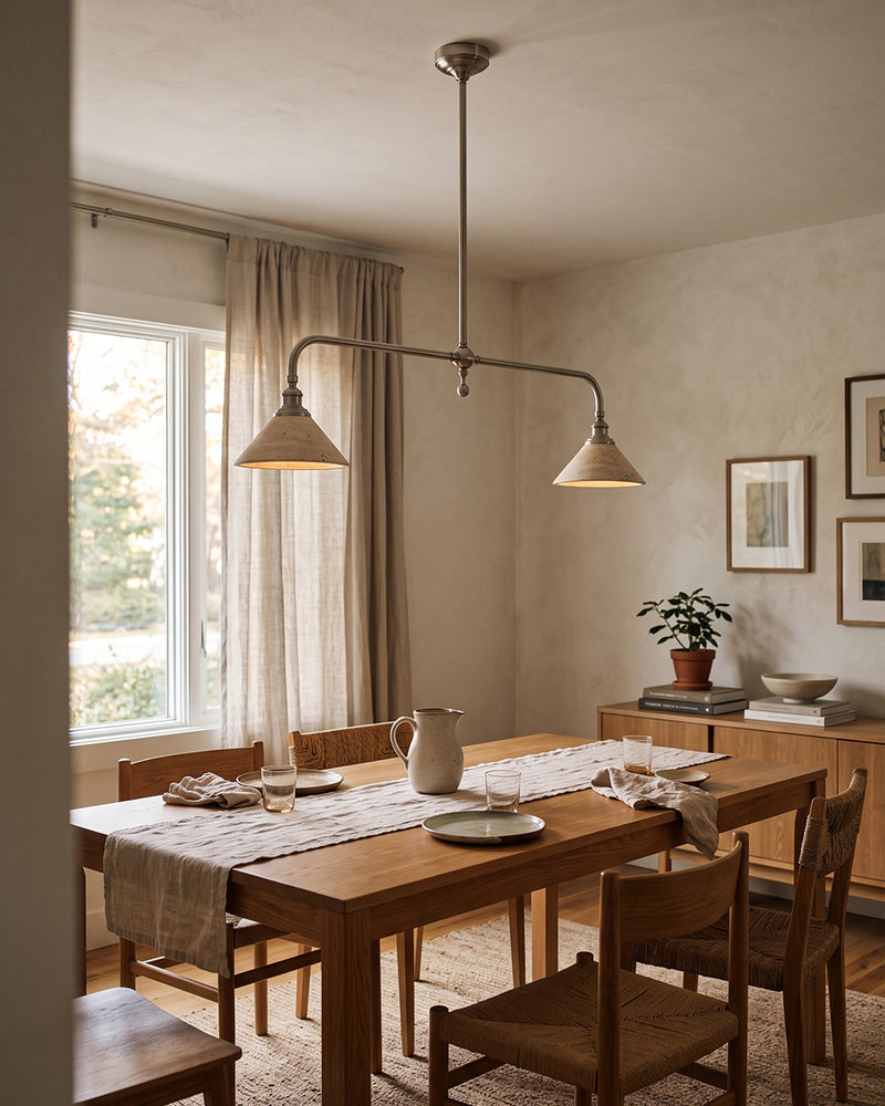 Heirloom Travertine Chandelier