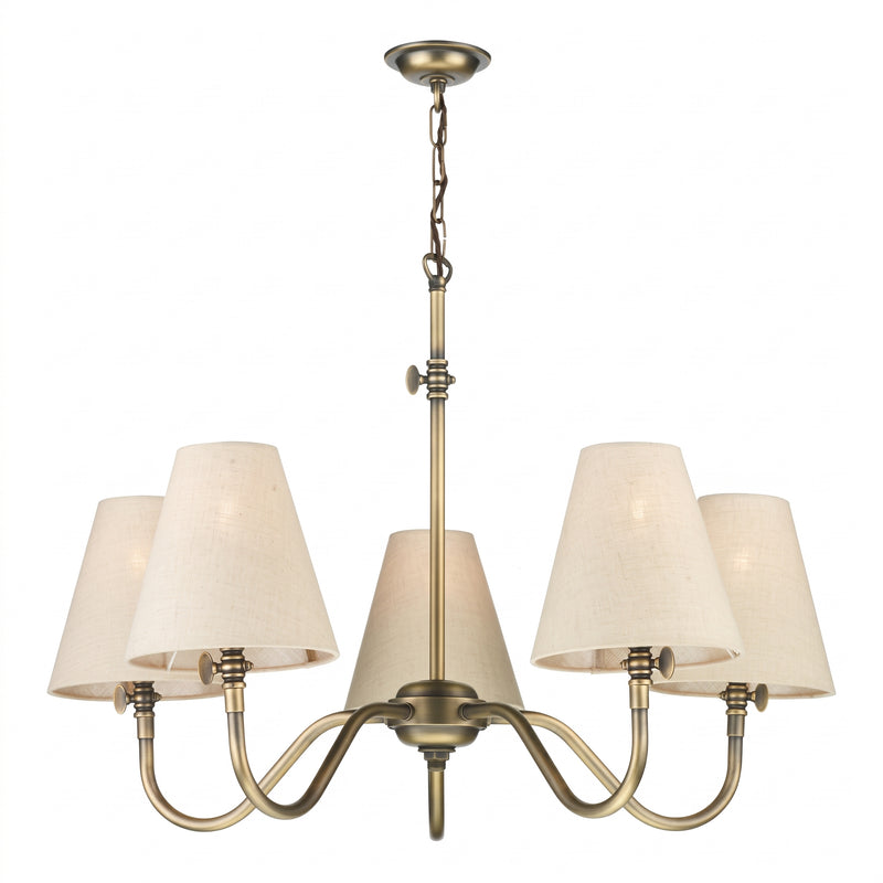 Hicks Brass Chandelier