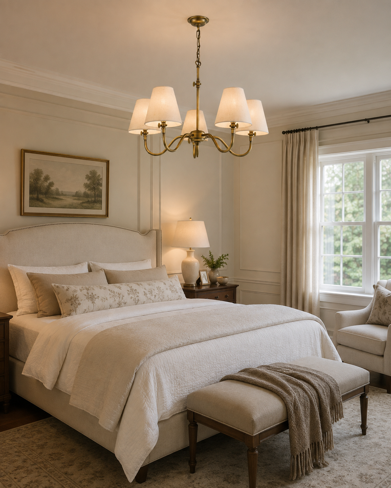 Hicks Brass Chandelier