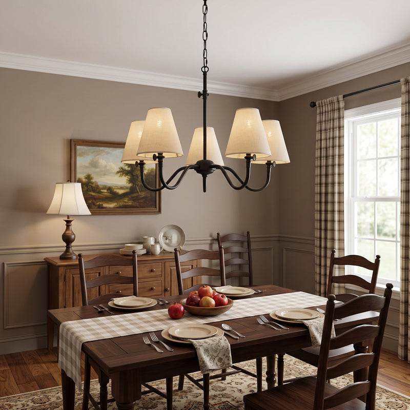 Hicks Brass Chandelier