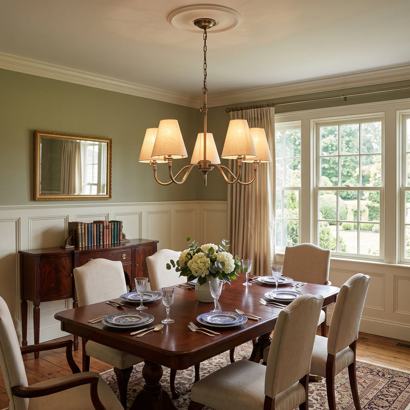Hicks Brass Chandelier