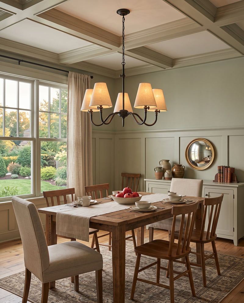 Hicks Brass Chandelier