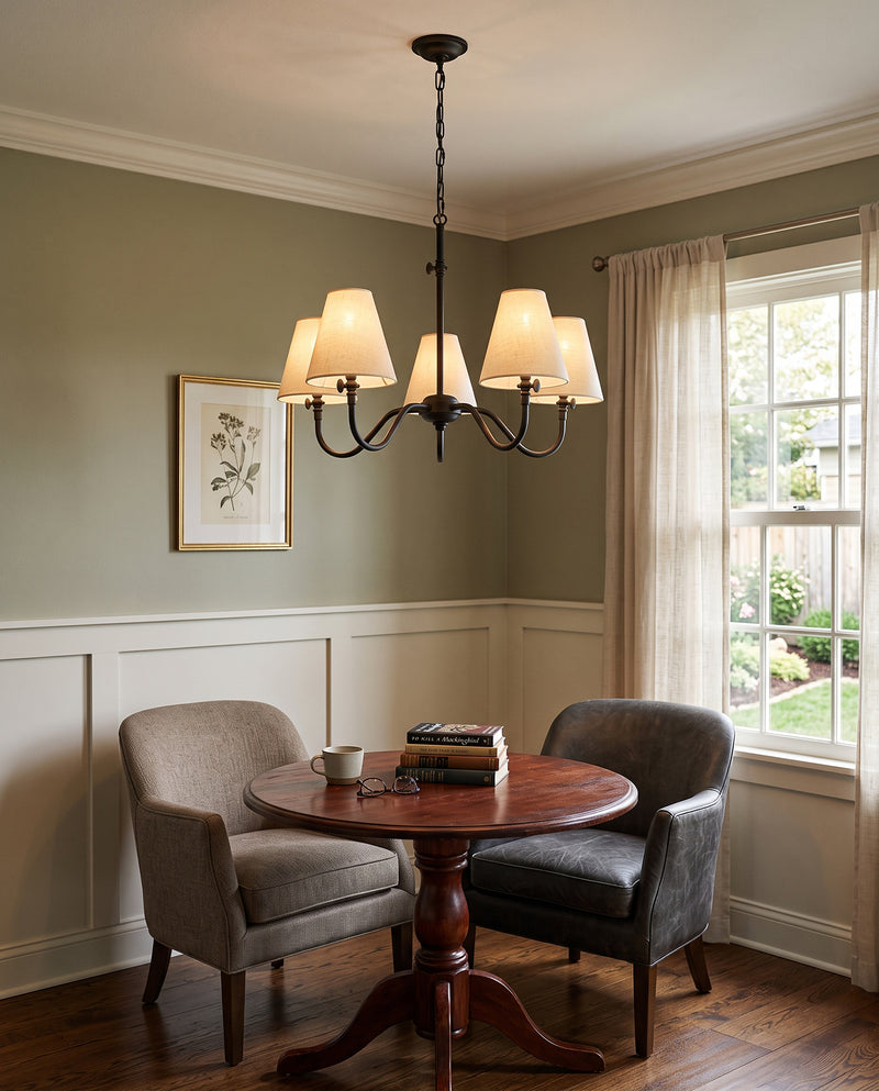 Hicks Brass Chandelier