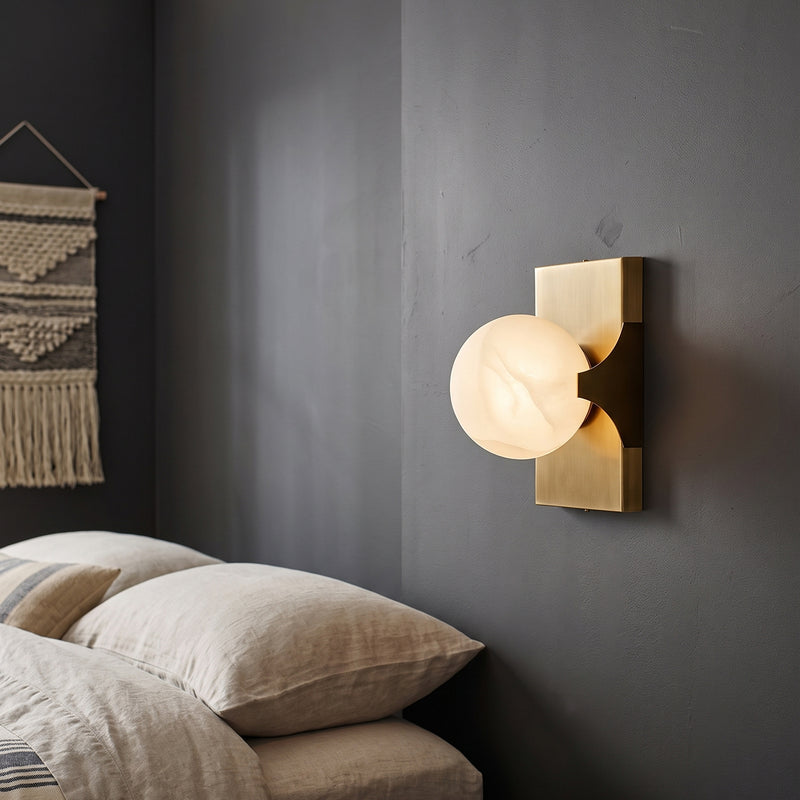 Hinsdale Alabaster Wall Sconce