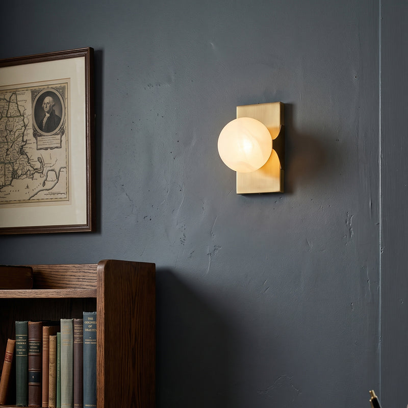 Hinsdale Alabaster Wall Sconce
