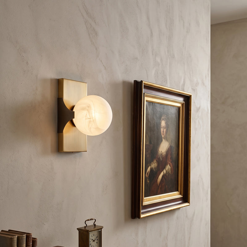 Hinsdale Alabaster Wall Sconce