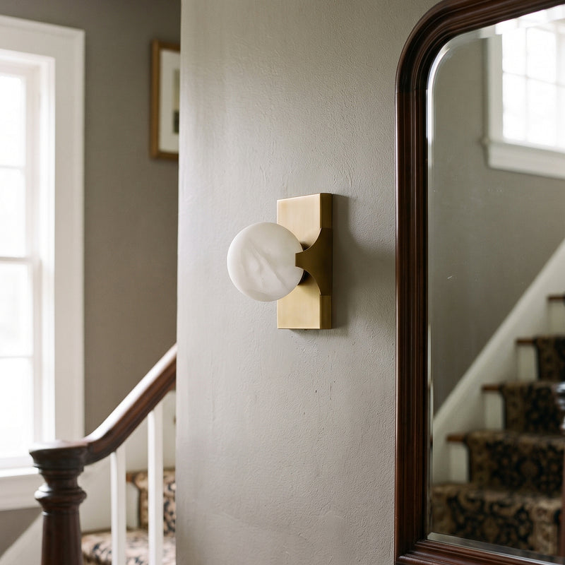 Hinsdale Alabaster Wall Sconce