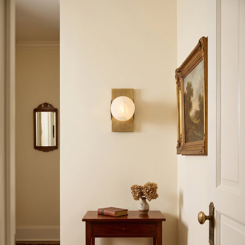 Hinsdale Alabaster Wall Sconce