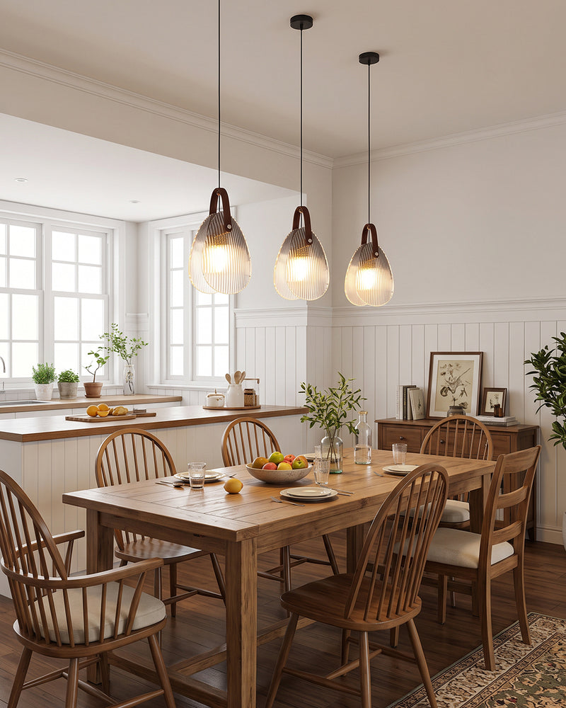 Holden Fluted Glass Pendant Lamp