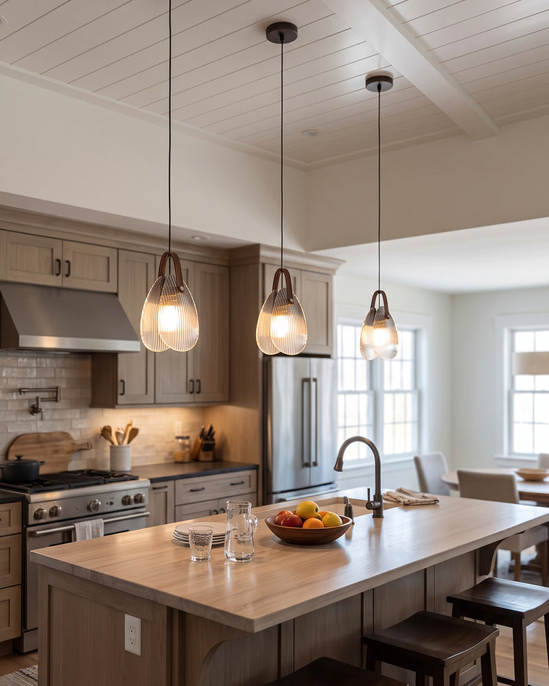 Holden Fluted Glass Pendant Lamp