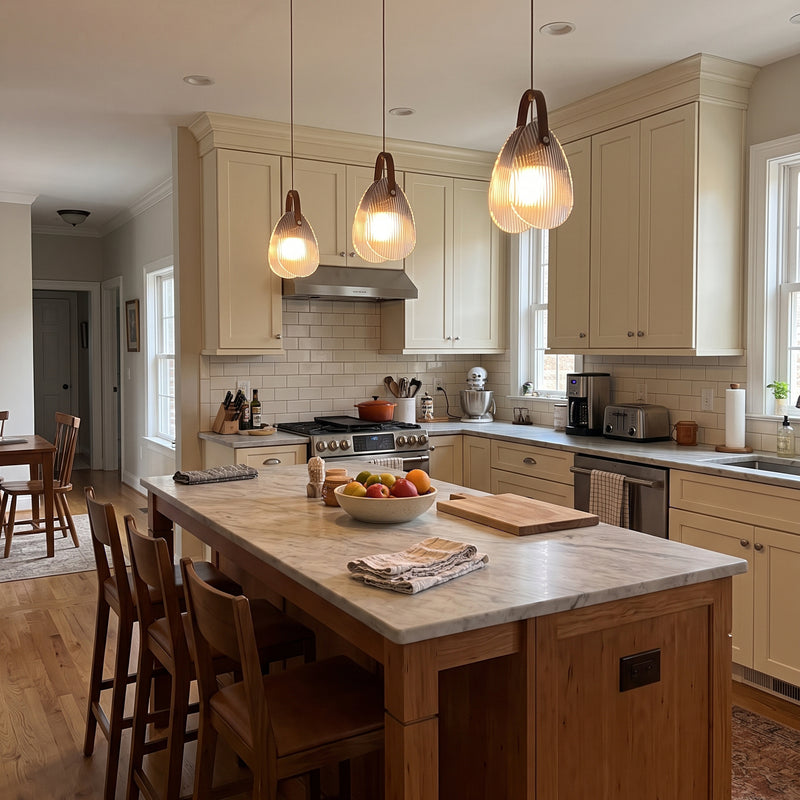 Holden Fluted Glass Pendant Lamp