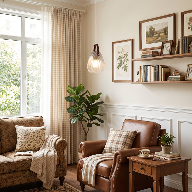 Holden Fluted Glass Pendant Lamp