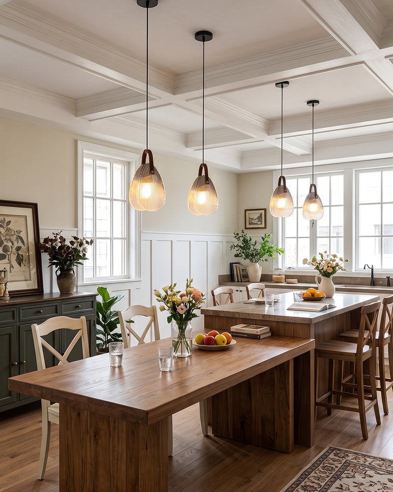 Holden Fluted Glass Pendant Lamp
