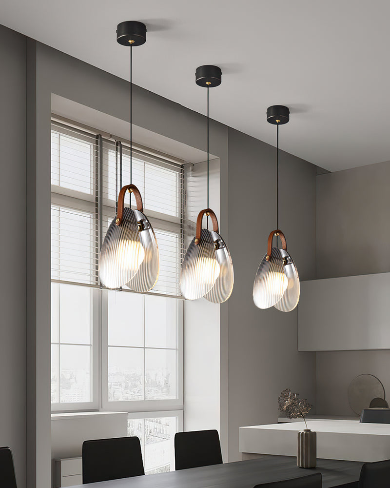 Holden Fluted Glass Pendant Lamp
