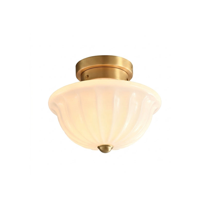 Huntley Glass Semi-Flush Mount