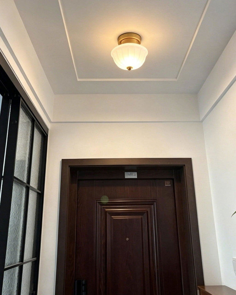Huntley Glass Semi-Flush Mount
