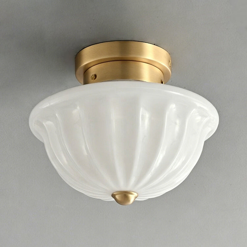 Huntley Glass Semi-Flush Mount