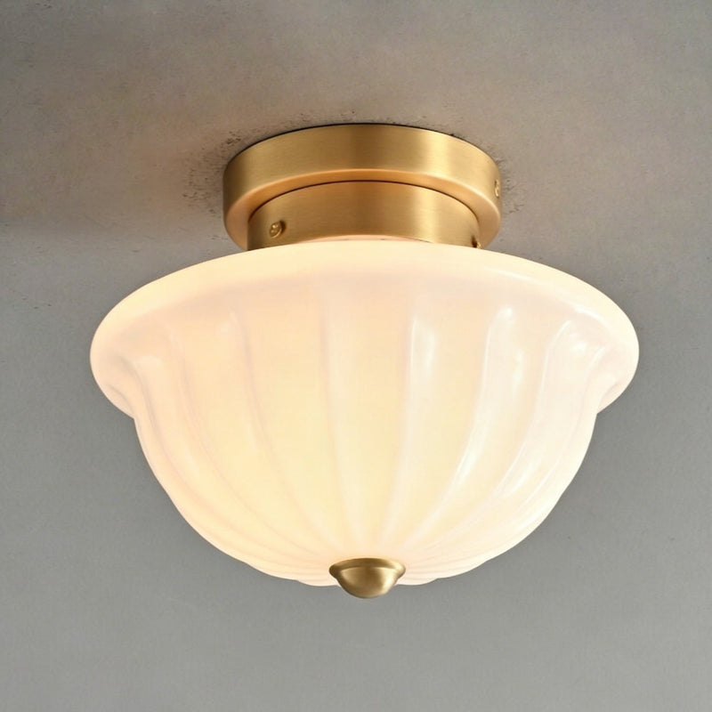 Huntley Glass Semi-Flush Mount
