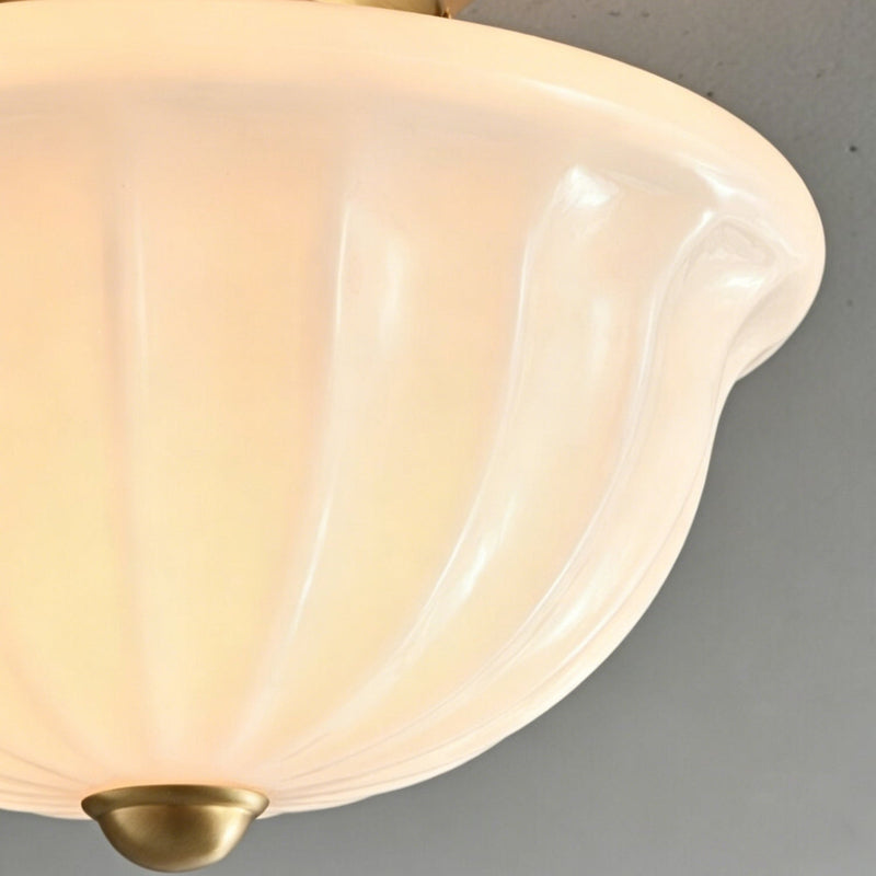 Huntley Glass Semi-Flush Mount