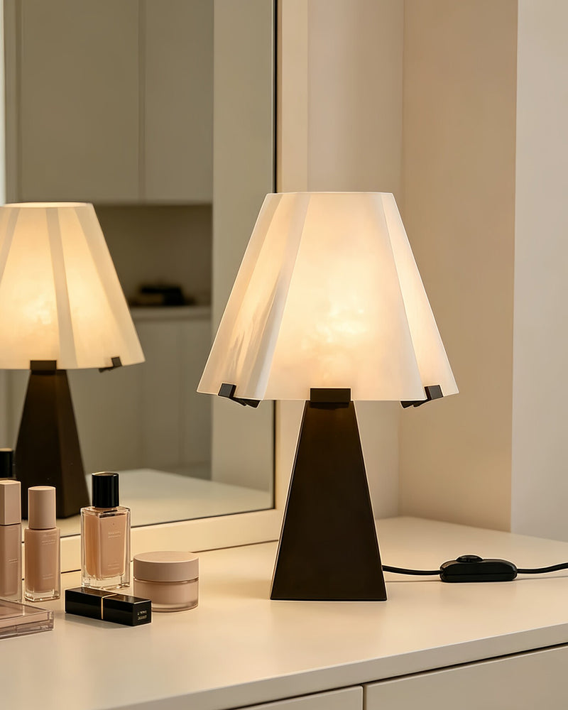 Idealist Alabaster Mini Table Lamp