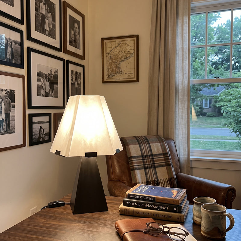 Idealist Alabaster Mini Table Lamp
