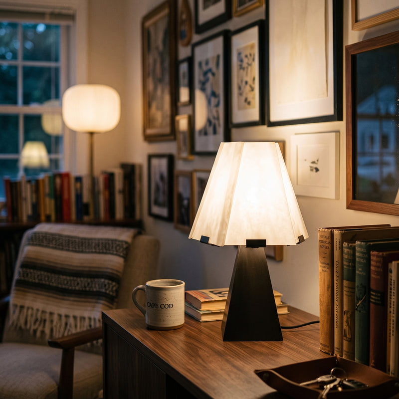 Idealist Alabaster Mini Table Lamp