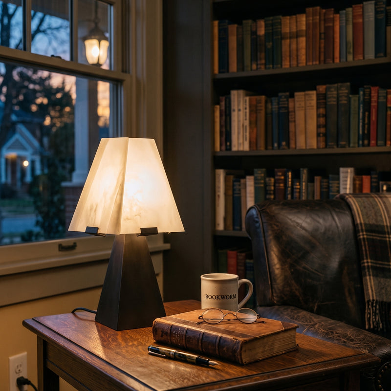 Idealist Alabaster Mini Table Lamp