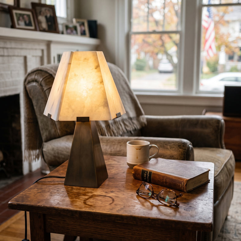 Idealist Alabaster Mini Table Lamp