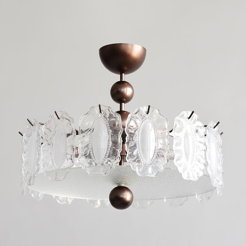 Isadora Glass Semi-Flush Mount