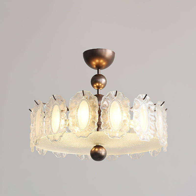 Isadora Glass Semi-Flush Mount