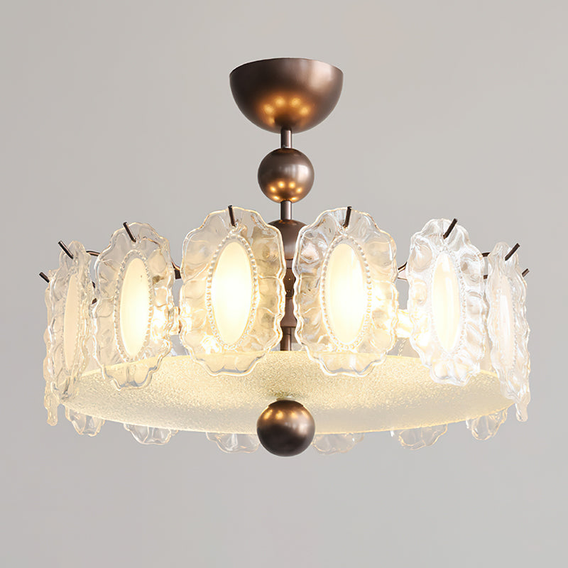 Isadora Glass Semi-Flush Mount