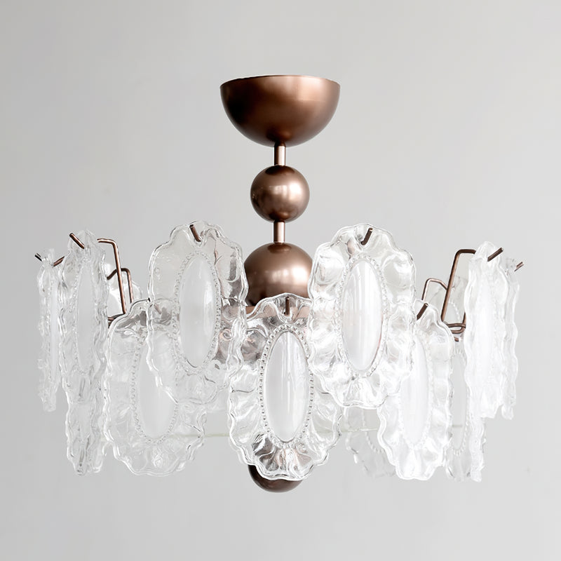 Isadora Glass Semi-Flush Mount