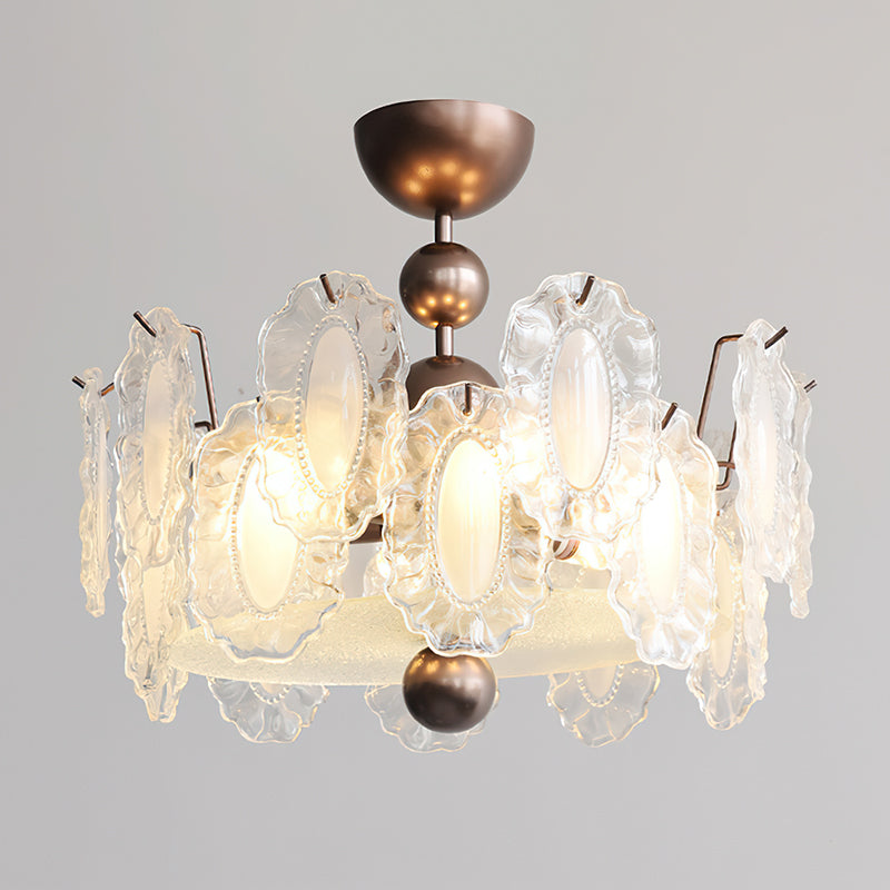 Isadora Glass Semi-Flush Mount