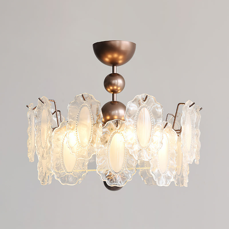 Isadora Glass Semi-Flush Mount