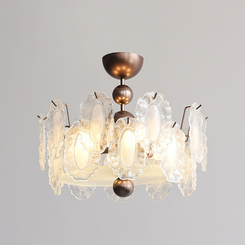 Isadora Glass Semi-Flush Mount